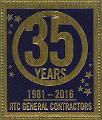 RTC General Contracting, Celebrating 35 years